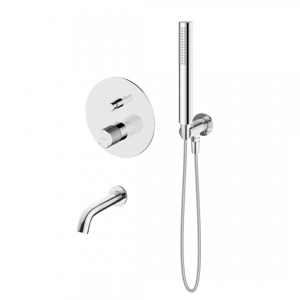 Oltens Hamnes zestaw wannowo-prysznicowy podtynkowy chrom 36609100