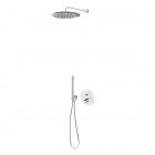 Oltens Hamnes zestaw prysznicowy podtynkowy deszczownica 30 cm chrom 36607100