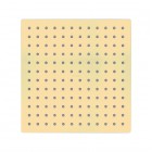 Oltens Atran deszczownica 22x22 cm kwadratowa złoty połysk 37005800