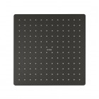 Oltens Atran deszczownica 22x22 cm kwadratowa czarny mat 37005300