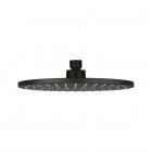 Oltens Atran deszczownica 22 cm okrągła czarny mat 37004300