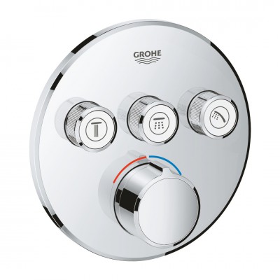 Grohe SmartControl bateria wannowo-prysznicowa podtynkowa 3 wyjścia chrom 29146000