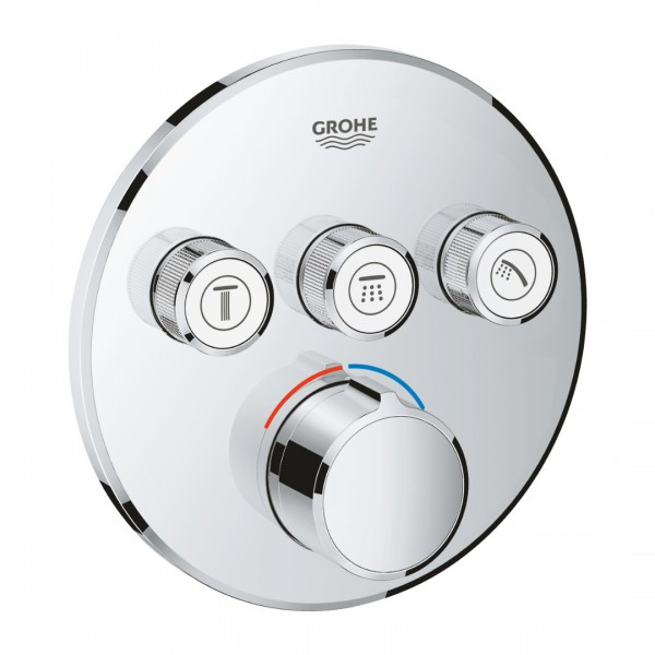 Grohe SmartControl bateria wannowo-prysznicowa podtynkowa 3 wyjścia chrom 29146000