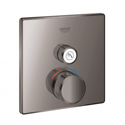 Grohe Grohtherm SmartControl bateria prysznicowa podtynkowa termostatyczna hard graphite 29123A00