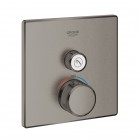 Grohe Grohtherm SmartControl bateria prysznicowa podtynkowa termostatyczna brushed hard graphite 29123AL0
