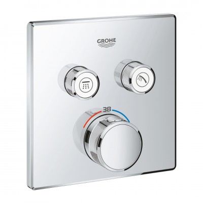 Grohe Grohtherm SmartControl bateria wannowo-prysznicowa podtynkowa termostatyczna chrom 29124000