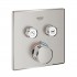 Grohe Grohtherm SmartControl bateria wannowo-prysznicowa podtynkowa termostatyczna stal 29124DC0