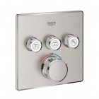 Grohe Grohtherm SmartControl bateria wannowo-prysznicowa podtynkowa termostatyczna 3 wyjścia stal 29126DC0