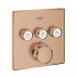 Grohe Grohtherm SmartControl bateria wannowo-prysznicowa podtynkowa termostatyczna 3 wyjścia brushed warm sunset 29126DL0