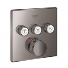 Grohe Grohtherm SmartControl bateria wannowo-prysznicowa podtynkowa termostatyczna 3 wyjścia hard graphite 29126A00