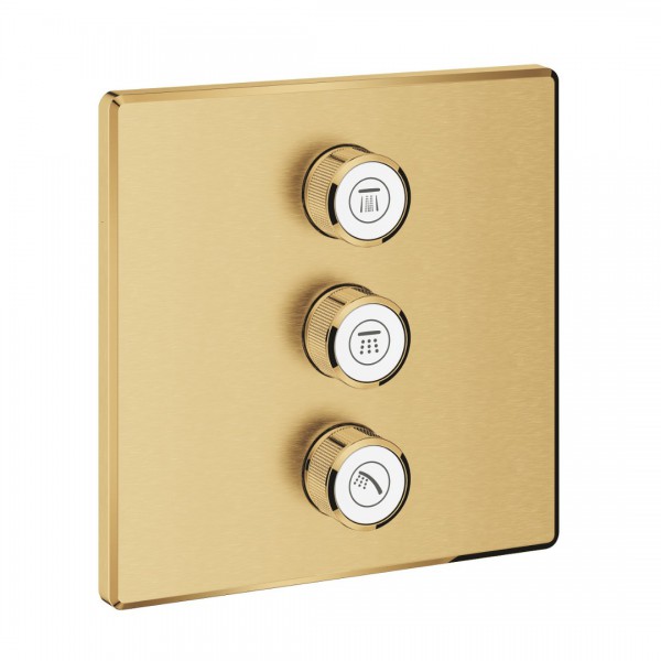 Grohe Grohtherm SmartControl zawór odcinający potrójny brushed cool sunrise 29127GN0
