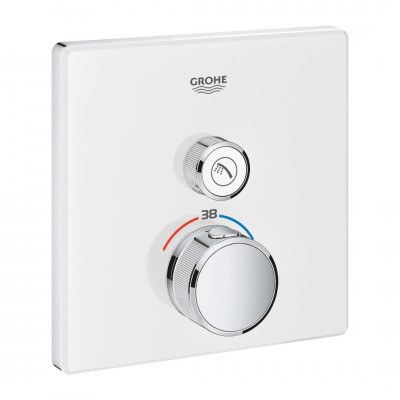 Grohe Grohtherm SmartControl bateria prysznicowa podtynkowa termostatyczna chrom/biały 29153LS0