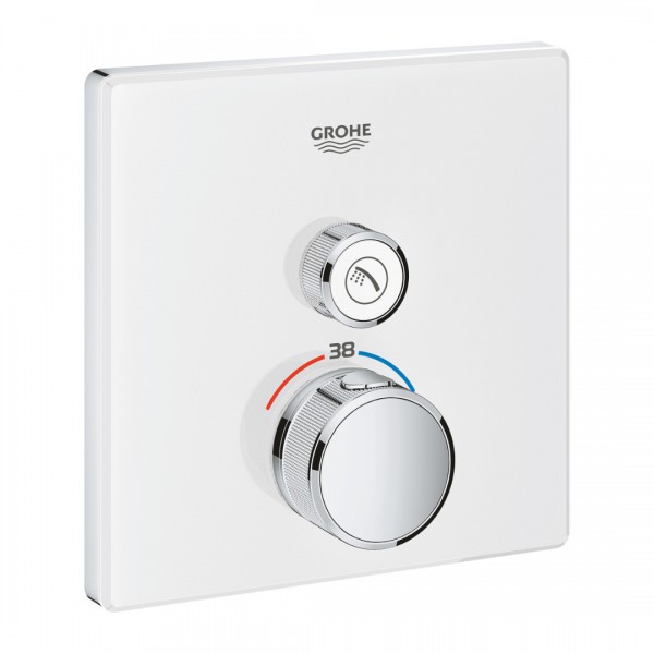 Grohe Grohtherm SmartControl bateria prysznicowa podtynkowa termostatyczna chrom/biały 29153LS0