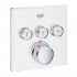 Grohe Grohtherm SmartControl bateria wannowo-prysznicowa podtynkowa termostatyczna 3 wyjścia biały/chrom 29157LS0