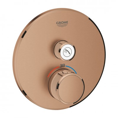 Grohe Grohtherm SmartControl bateria prysznicowa podtynkowa termostatyczna brushed warm sunset 29118DL0