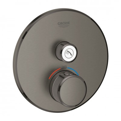 Grohe Grohtherm SmartControl bateria prysznicowa podtynkowa termostatyczna brushed hard graphite 29118AL0
