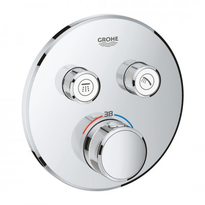 Grohe Grohtherm SmartControl bateria wannowo-prysznicowa podtynkowa termostatyczna chrom 29119000