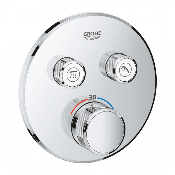 Grohe Grohtherm SmartControl bateria wannowo-prysznicowa podtynkowa termostatyczna chrom 29119000