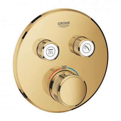 Grohe Grohtherm SmartControl bateria wannowo-prysznicowa podtynkowa termostatyczna cool sunrise 29119GL0