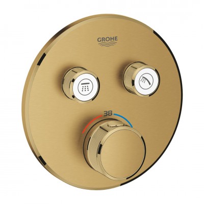 Grohe Grohtherm SmartControl bateria wannowo-prysznicowa podtynkowa termostatyczna brushed cool sunrise 29119GN0