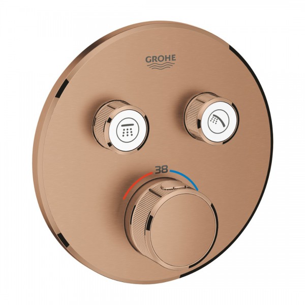 Grohe Grohtherm SmartControl bateria wannowo-prysznicowa podtynkowa termostatyczna brushed warm sunset 29119DL0