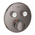 Grohe Grohtherm SmartControl bateria wannowo-prysznicowa podtynkowa termostatyczna hard graphite 29119A00