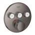 Grohe Grohtherm SmartControl bateria wannowo-prysznicowa podtynkowa termostatyczna 3 wyjścia hard graphite 29121A00