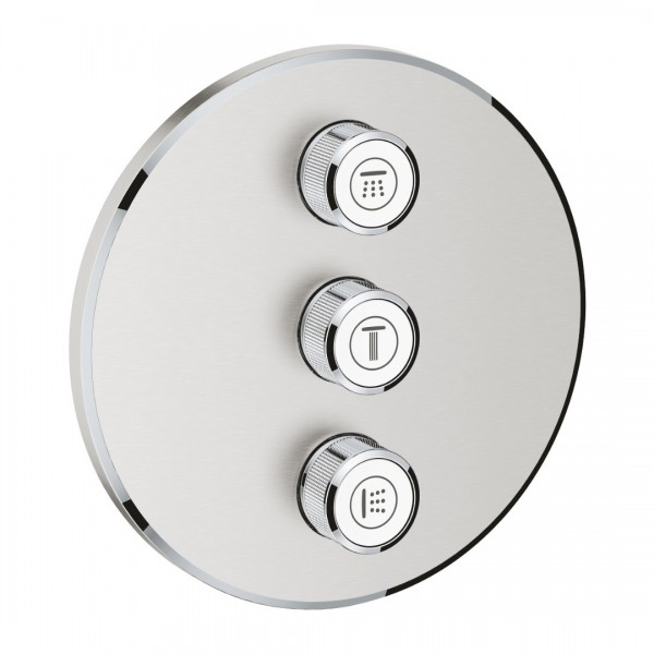 Grohe Grohtherm SmartControl zawór odcinający potrójny stal 29122DC0