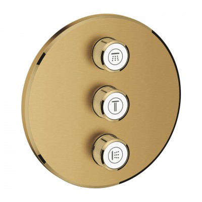 Grohe Grohtherm SmartControl zawór odcinający potrójny brushed cool sunrise 29122GN0