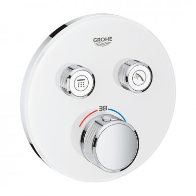 Grohe Grohtherm SmartControl bateria prysznicowa podtynkowa termostatyczna biały/chrom 29151LS0