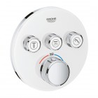 Grohe Grohtherm SmartControl bateria wannowo-prysznicowa podtynkowa termostatyczna 3 wyjścia biały/chrom 29904LS0