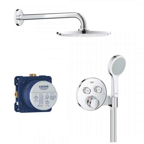 Grohe Grohtherm SmartControl zestaw prysznicowy podtynkowy termostatyczny chrom 34743000