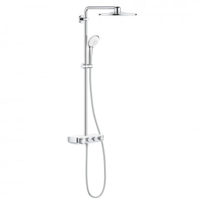 Grohe Euphoria System SmartControl 310 zestaw prysznicowy termostatyczny z deszczownicą chrom/biały 26507LS0
