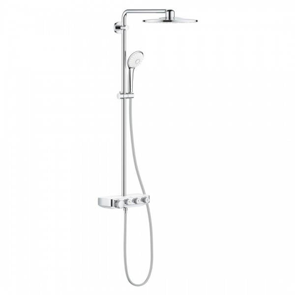 Grohe Euphoria System SmartControl 310 zestaw prysznicowy termostatyczny z deszczownicą chrom/biały 26507LS0
