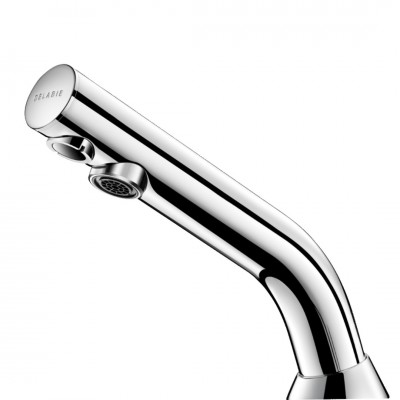 Delabie Binoptic bateria elektroniczna umywalkowa do wody zmieszanej zasilanie 230/12 V chrom 378015