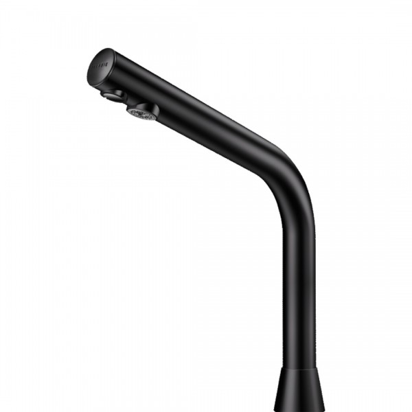 Delabie Binoptic bateria elektroniczna umywalkowa do wody zmieszanej zasilanie 230/12 V czarny mat 398035