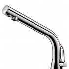 Delabie Binoptic mix bateria elektroniczna umywalkowa z regulatorem temperatury zasilanie 230/12 V chrom 388MCHLH