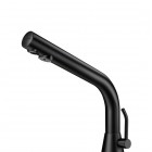 Delabie Binoptic mix bateria elektroniczna umywalkowa z regulatorem temperatury zasilanie 6 V czarny mat 488MCHB