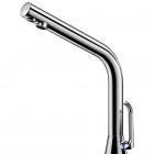 Delabie Binoptic mix bateria elektroniczna umywalkowa z regulatorem temperatury zasilanie 6 V chrom 498MCHLH