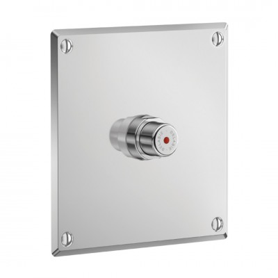 Delabie Tempostop bateria czasowa natryskowa podtynkowa do wody zmieszanej chrom 749628