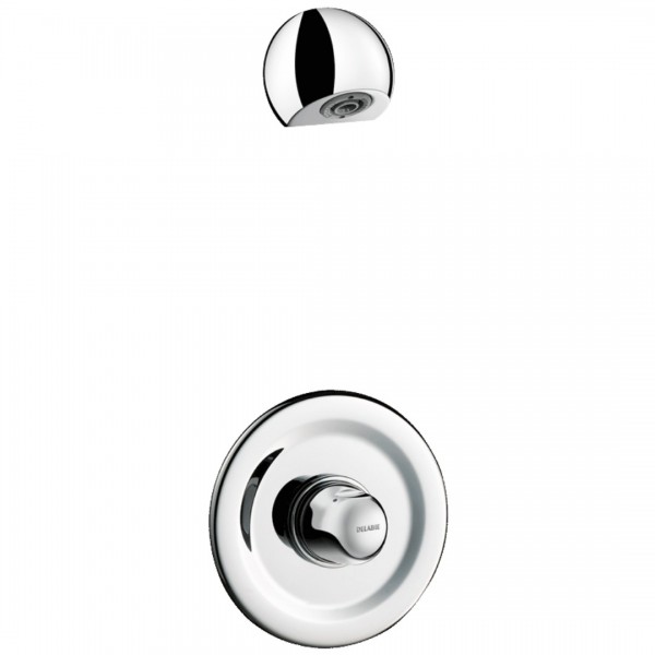 Delabie Tempomix zestaw natryskowy podtynkowy do wody zmieszanej chrom 790909