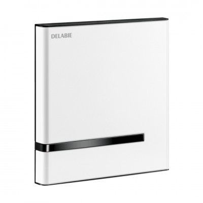 Delabie Tempomatic 4 zawór elektroniczny pisuarowy podtynkowy 6V inox biały 430026