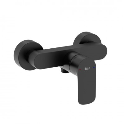 Roca Cala bateria prysznicowa ścienna czarny mat A5A216ENB0 Roca Cala bateria prysznicowa ścienna czarny mat A5A216ENB0