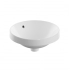 Geberit Variform umywalka wpuszczana 40 cm okrągła biała z powłoką KeraTect 500.700.00.2