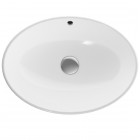 Geberit Variform umywalka wpuszczana 55x40 cm owalna biała szkliwiony spód 500.717.01.2