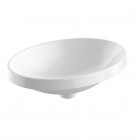 Geberit Variform umywalka wpuszczana 55x40 cm owalna biała 500.718.01.2