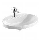 Geberit Variform umywalka wpuszczana w blat 60x48 cm owalna biała 500.726.01.2