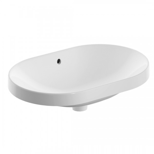 Geberit Variform umywalka wpuszczana 60x40 cm eliptyczna biała 500.728.01.2