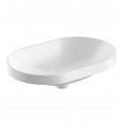 Geberit Variform umywalka wpuszczana 60x40 cm eliptyczna biała 500.730.01.2