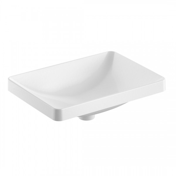 Geberit Variform umywalka wpuszczana 55x40 cm prostokątna biała 500.738.01.2